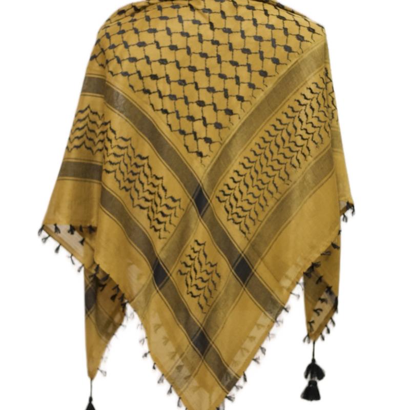 Ahla Shabab Gold & Black Hatta Kuffiyeh