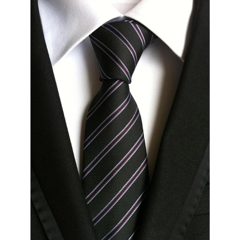 6 Count Classic Men's Silk Tie Necktie Woven Neck Ties