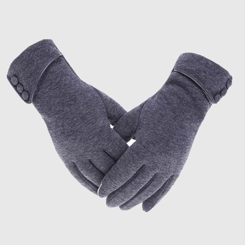 Womens Touch Screen Phone Fleece Windproof Gloves Winter Warm Wear