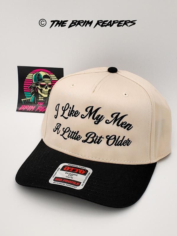 I Like My Girls MEN A Little Bit Older Hat | Music Funny Men's Accessories