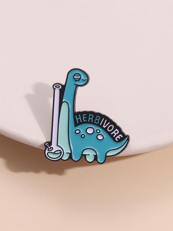 Cute Dinosaur Design Brooch, Fashion Brooch for Women & Men, Enamel Safety Pin Suitable for Backpacks, Jeans, Scarves, Hats Decoration