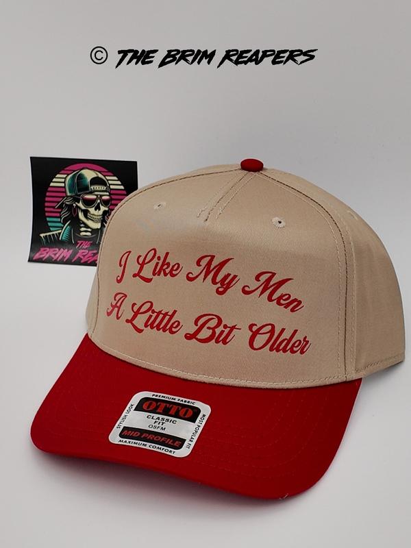 I Like My Girls MEN A Little Bit Older Hat | Music Funny Men's Accessories