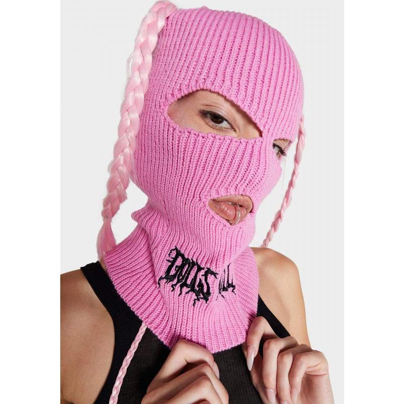 Pink DK Logo Ski Mask