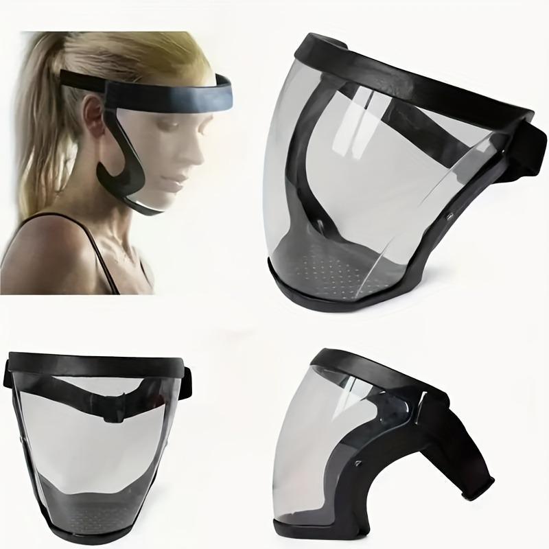 Full Face Mask, 1 Count Clear Durable Plastic Face Mask, Outdoor Sports Face Cover for Kitchen, Face Shield for Outdoor Sports