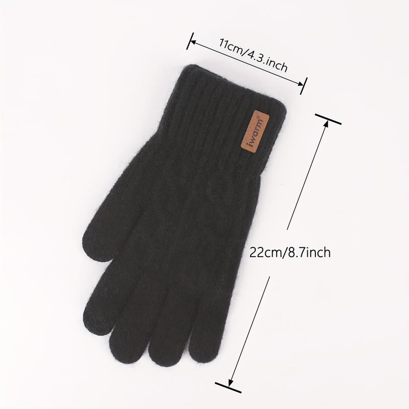 Unisex Alpaca Wool Gloves: Touchscreen Compatible, Warm, and Stylish for Winter - Perfect for Office, Travel, Cycling, and Festive Holidays