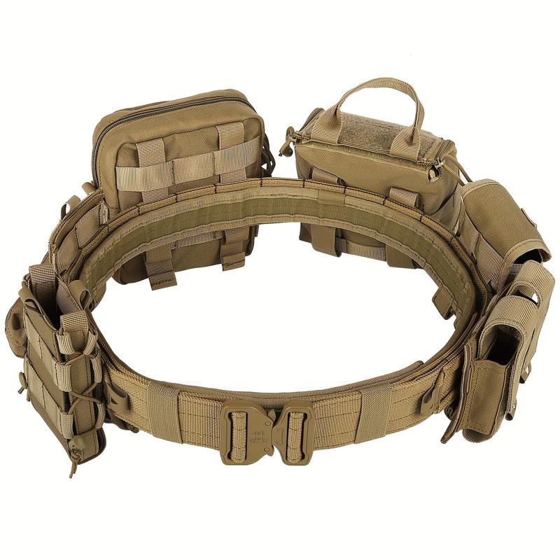 1000D Combat Belt with Pouches Duty Belts Utility Belt 8pcs Set Up