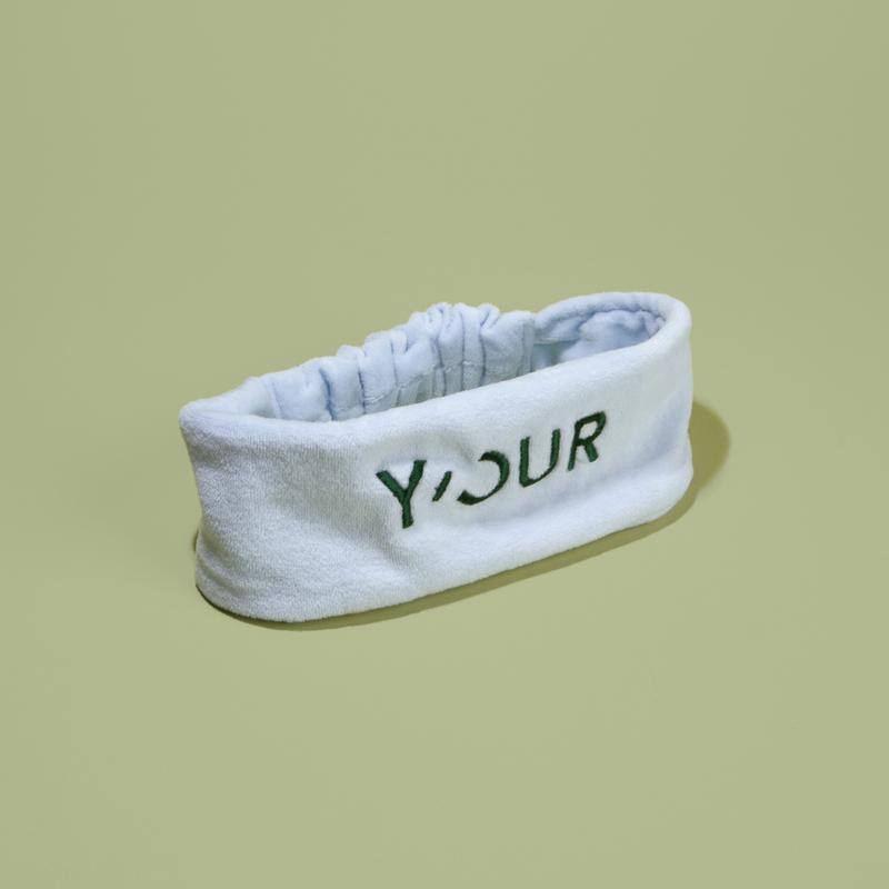 Y'OUR Spa Headband | Soft Towel Head Band for Face Washing & Makeup | Hair & Skin Friendly | Adjustable & Comfortable | One Size Gift for Her