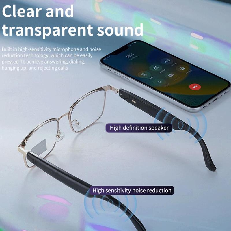 PengTeng Smart Glasses, Wireless Smart Glasses, Fashionable Smart Glasses for Men and Women, Music Playing Smart Glasses