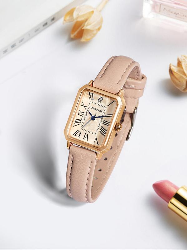 Elegant Square Dial Watches, Summer Minimalist Business Trendy Wristwatch As Gifts for Her, Back To School Women Accessories As Birthday Gift for Bestie, Fall Outfits, Fall Freshness Fall