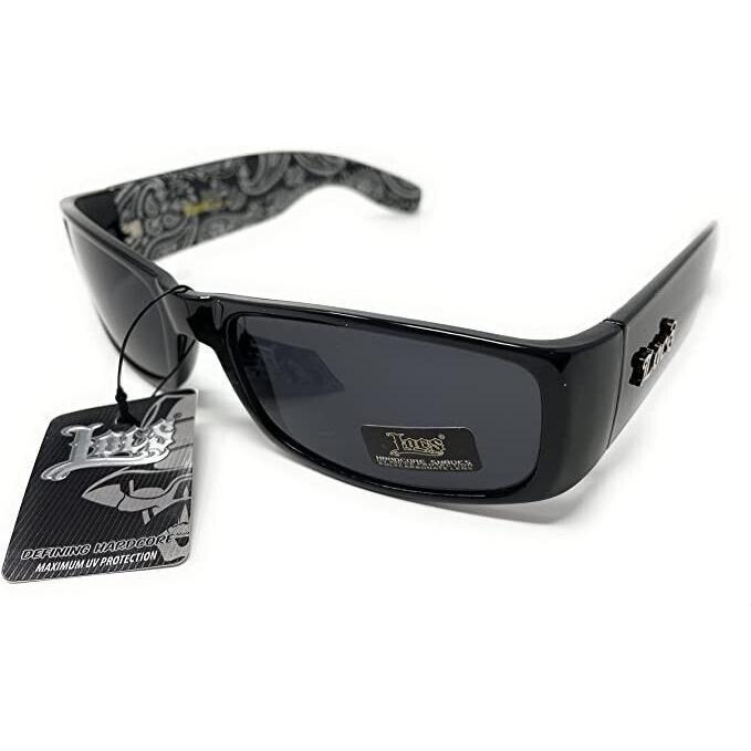 LOCS Bandana Gangster Black Shades Mens Designer Sunglasses Cholo Dark Lens Does not apply sunglass hut