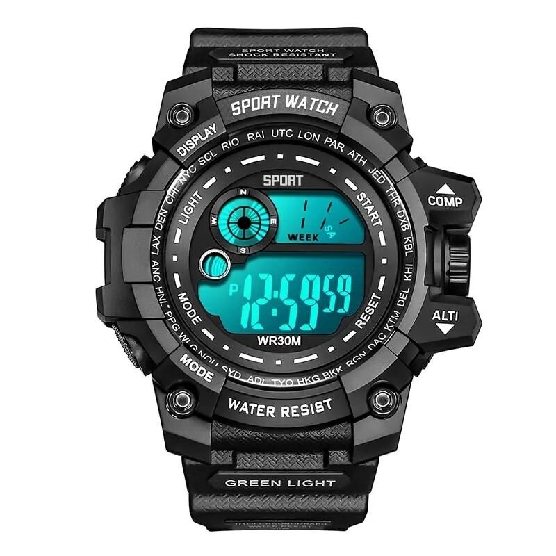 Men's led G-SHOCK style military tactical waterproof sports watch