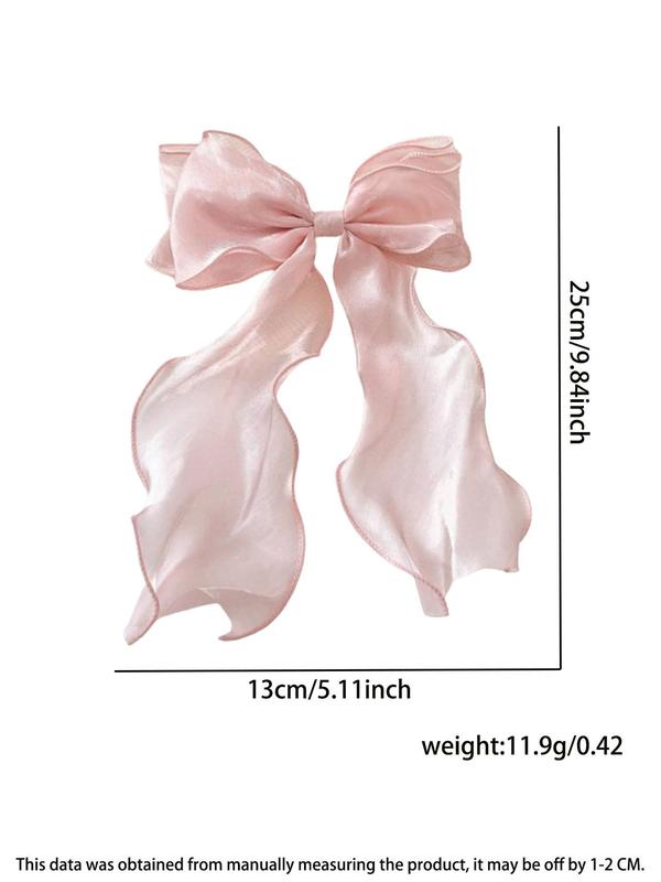 Women's Elegant Bowknot Design Hair Clips, Cute Trendy Hair Clips, Fashionable Hair Accessories for Women & Girls