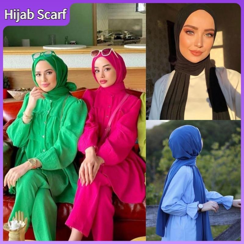 Turban Head Wraps for Black Women Hair Wraps Stretch Soft Jersey Hijab Scarf Headwraps Headband