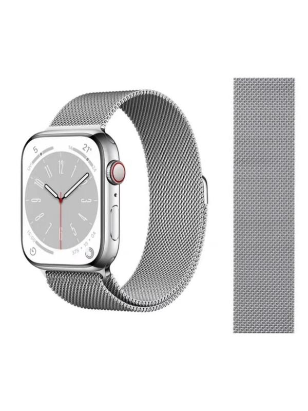 Business Style Minimalist Magnetic Watch Band, Stainless Steel Sports Watch Replacement Straps, Wristwatch Strap for Watch Decor