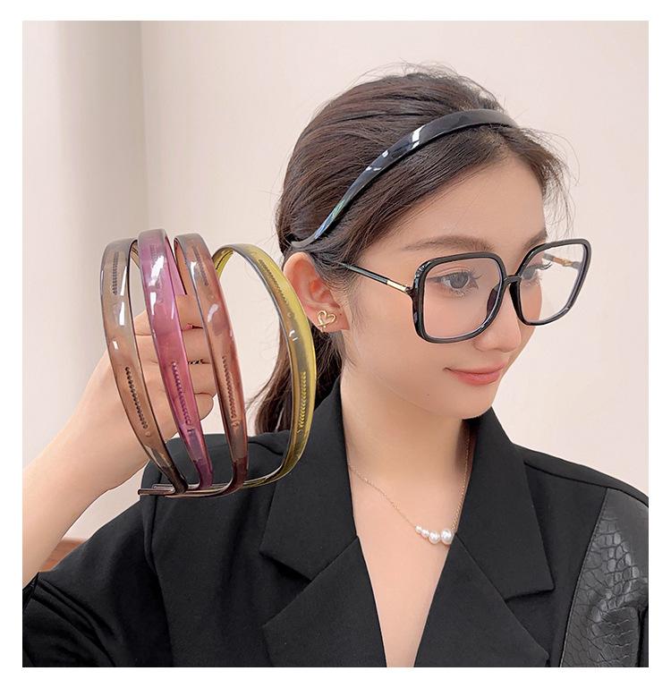 3 PCS Glasses-Headband Designed For Eyewear No Pressure, No Headache, Comfortable Headbands for Women Fashion Thin Headbands Non Slip