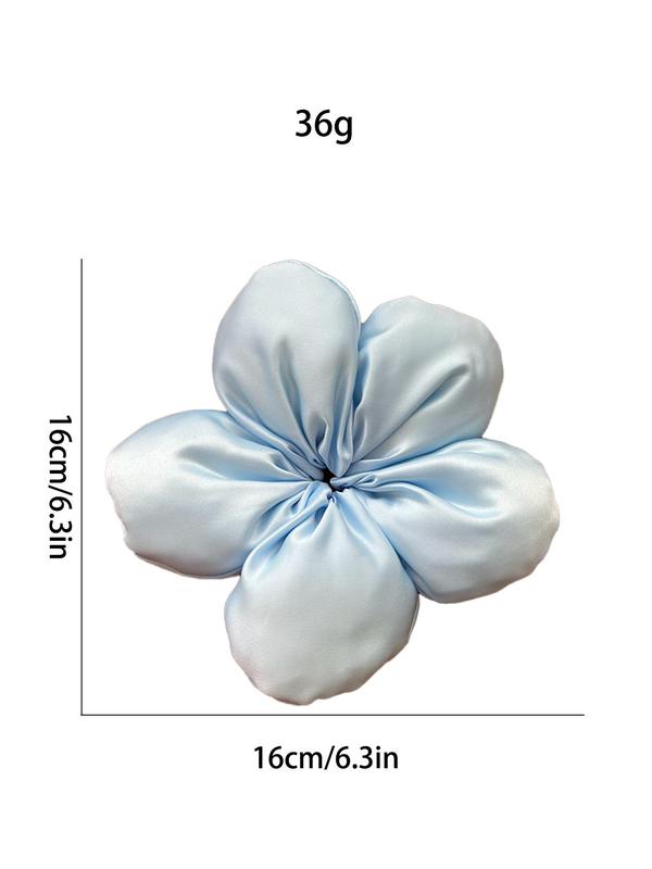 Flower Design Hair Tie, Three-dimensional Sponge Hair Tie, Cute Hair Accessories for Women & Girls, Minimalist Headwear Suitable for Thick Hair, Fashion Hair Accessories for Party, Daily Clothing Decor