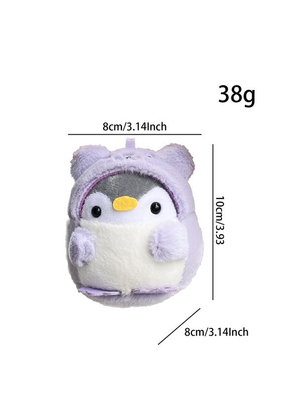 Cute Cartoon Penguin Design Keychain, 1 Count Novelty Bag Charm, Bag Decoration for Women & Girls, Perfect Gift for Friends