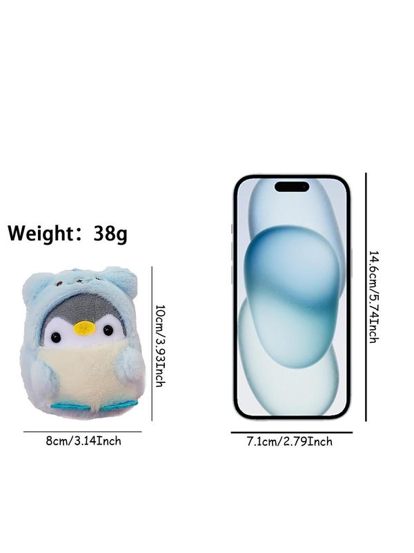 Cute Cartoon Penguin Design Keychain, 1 Count Novelty Bag Charm, Bag Decoration for Women & Girls, Perfect Gift for Friends