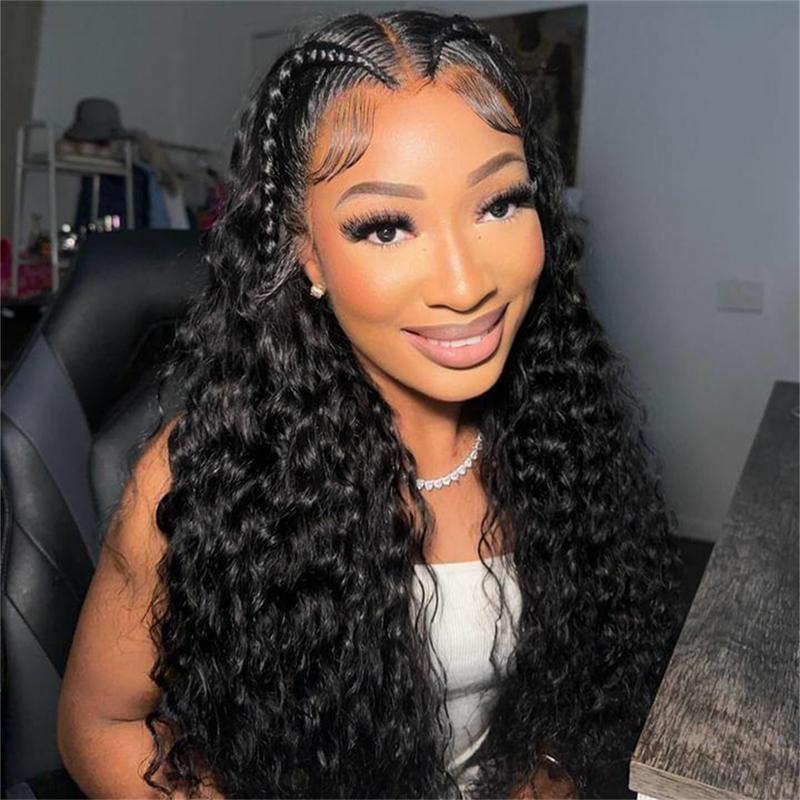 Wiggins Hair 13x6 Stylist Wig Glueless Braided Human Hair Wigs Loose Deep Wave Lace Front Wigs Human Hair Glueless Wigs Ready To Wear Glueless Wig