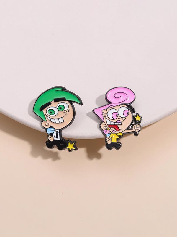 Cartoon Character Brooch, Cute Cartoon Brooch, Fashion Accessories for Men & Women, Enamel Pin Suitable for Backpacks, Jeans, Scarves, Hats Decoration