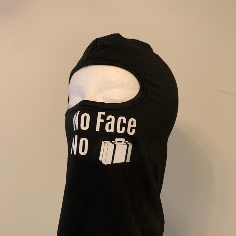 Custom no face no case black shiesty mask, full face balaclava