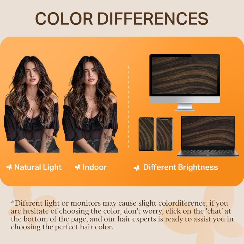 Doores Injected Seamless Clip In Hair Extensions Remy Human Hair Extensions 7pcs Beginner Friendly Natural Straight Updated model