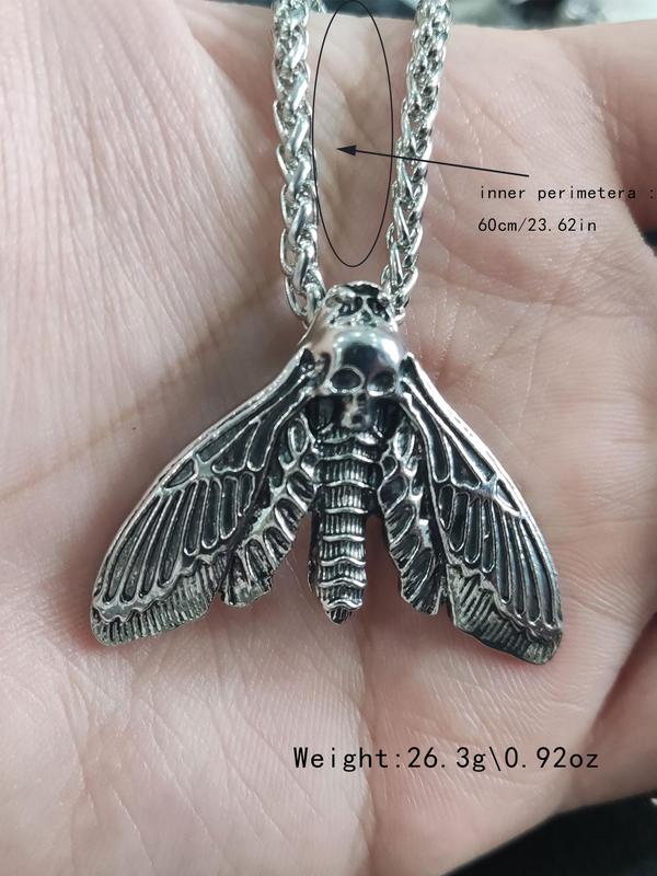 Summer Insect Pendant Matching Necklace for Men, Casual Punk Grunge Jewelry, Vintage Retro Y2k Goth Accessories for Men for Party, Daily Clothing Decor As Xmas Gift