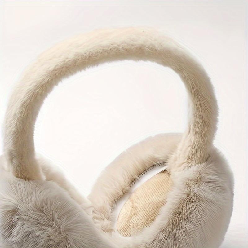 Women's Winter Earmuffs, Foldable & Adjustable Earmuffs, Soft Ear Warmers with Stretchy Fit, Perfect for Cold Weather, Christmas Gift