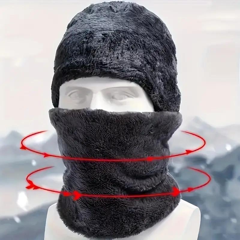 Winter Outdoor Set Including Neck Scarf & Gloves & Socks & Hat, Motorcycle Accessories for Men & Women, Neck Warmer, Protective Gear