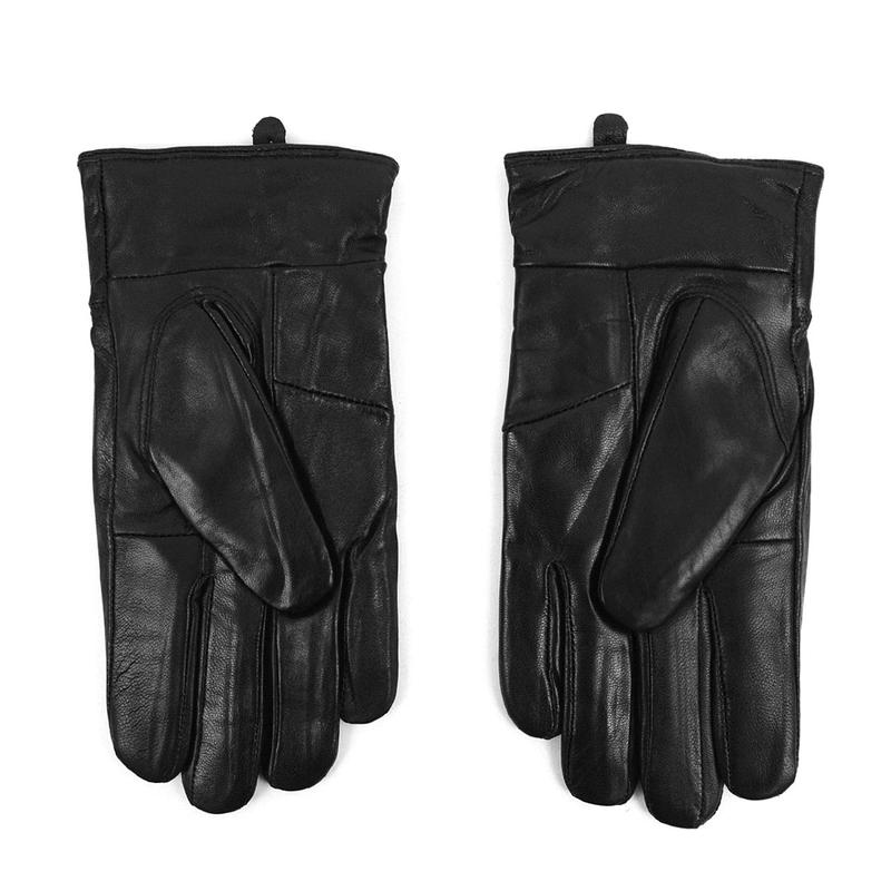 Men's Genuine Leather Winter Gloves with Soft Acrylic Lining