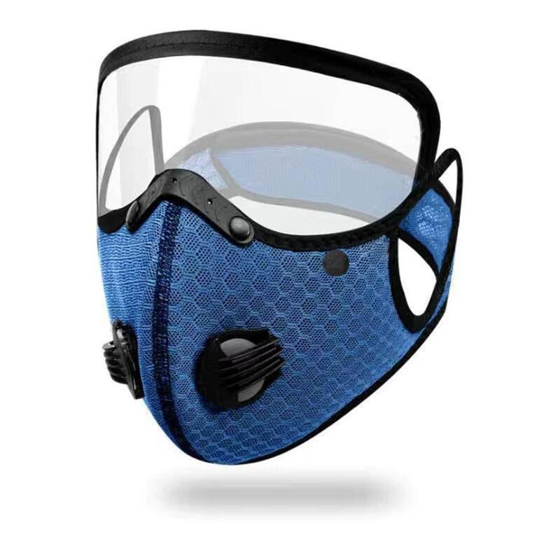 Detachable Face Mask, 1 Count Reusable Breathable Cycling Face Mask with Exhalation Valve, Dustproof Mask for Men & Women