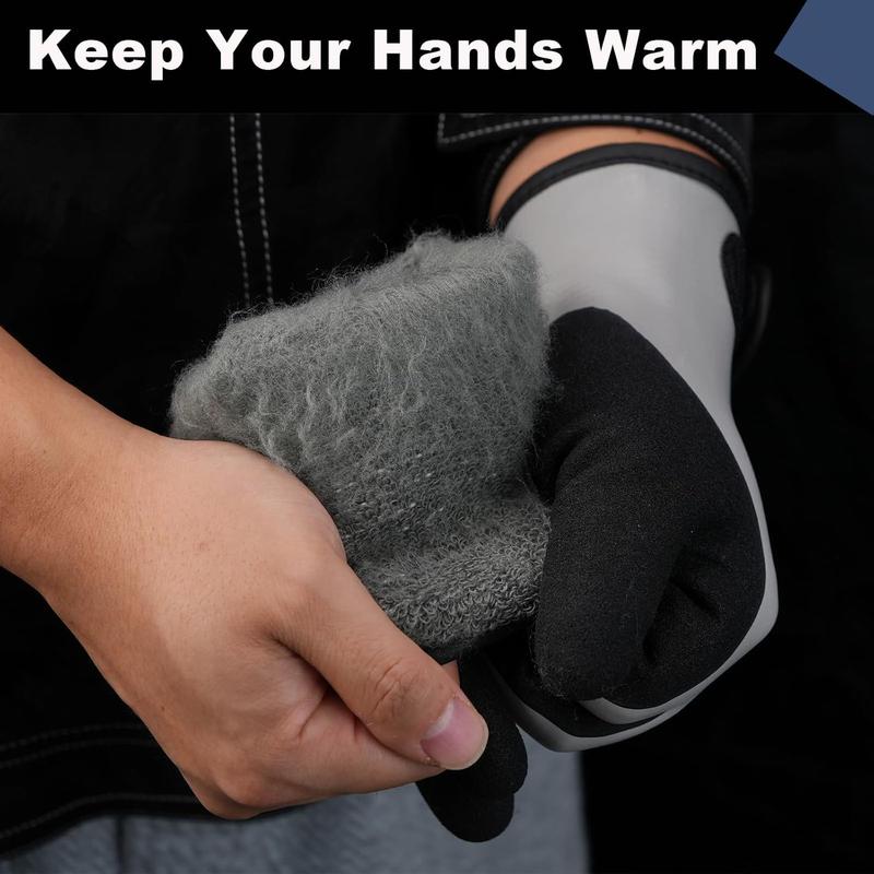 Waterproof Winter Work Gloves with Grip for Men & Women