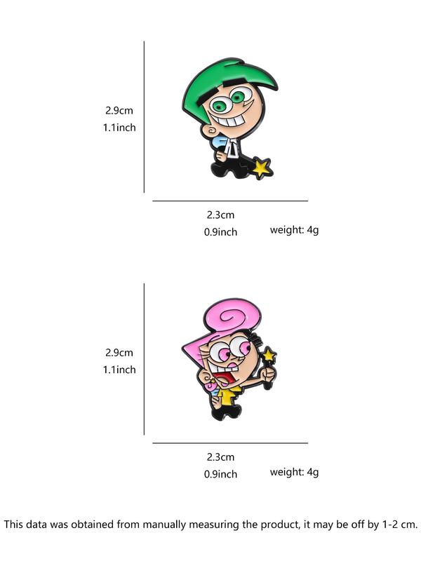 Cartoon Character Brooch, Cute Cartoon Brooch, Fashion Accessories for Men & Women, Enamel Pin Suitable for Backpacks, Jeans, Scarves, Hats Decoration