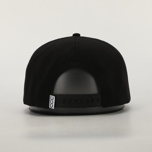 Golfer Roped Hat Black