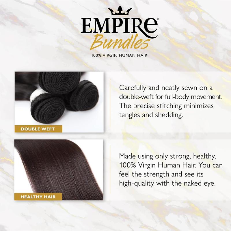 Sensationnel Virgin Human Hair Weave Empire Bundles 3X Multi Pack Straight