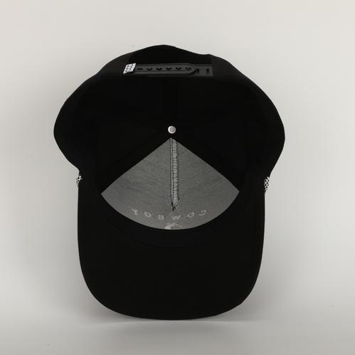 Golfer Roped Hat Black