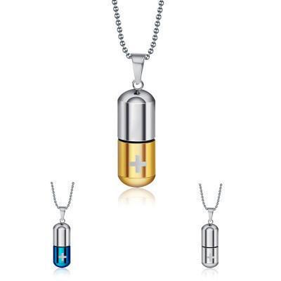 Creative multifunctional pill pendant: detachable perfume bottle design, both commemorative and personalized, fashionable and exquisite must-have