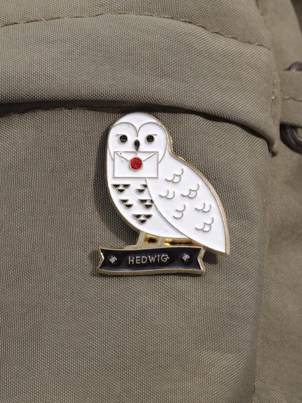 Cute Cartoon Owl & Trophy Design Brooch, Fashion Accessories for Women & Men, Trendy All-match & Exquisite Brooch for Birthday Gift