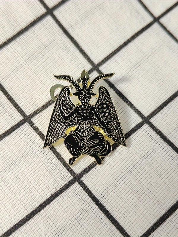 Creative Exaggerated Demon Design Brooch, Fashionable Badge for Backpack & Clothes Collar, Trendy All-match & Exquisite Brooch for Birthday Gift