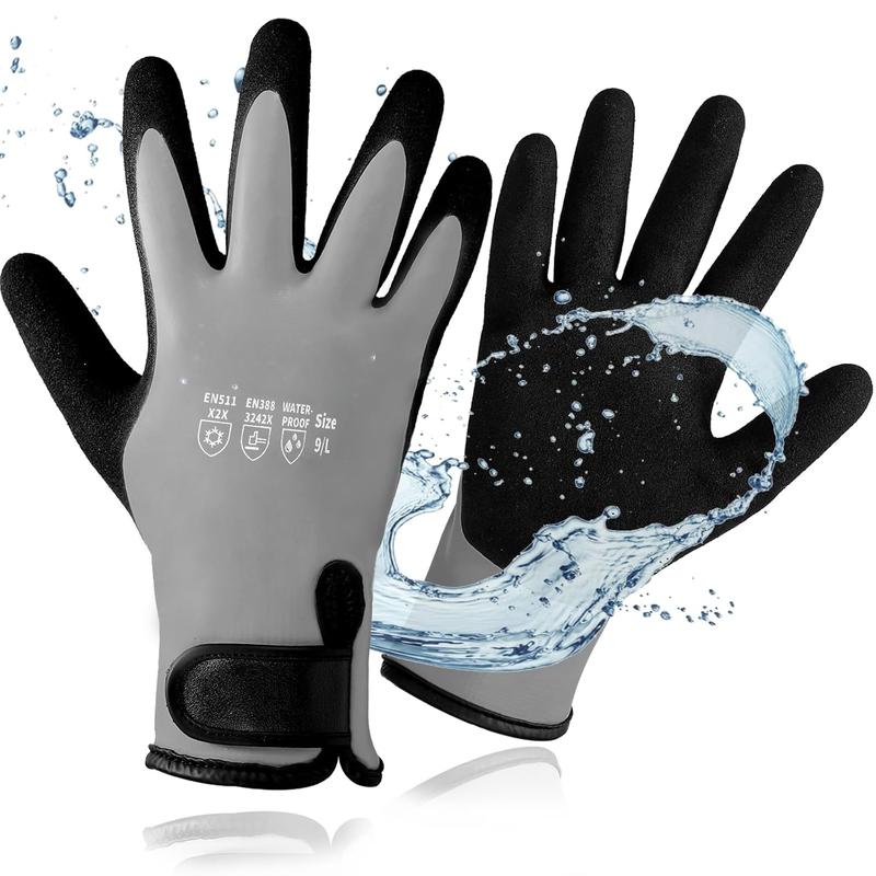 Waterproof Winter Work Gloves with Grip for Men & Women