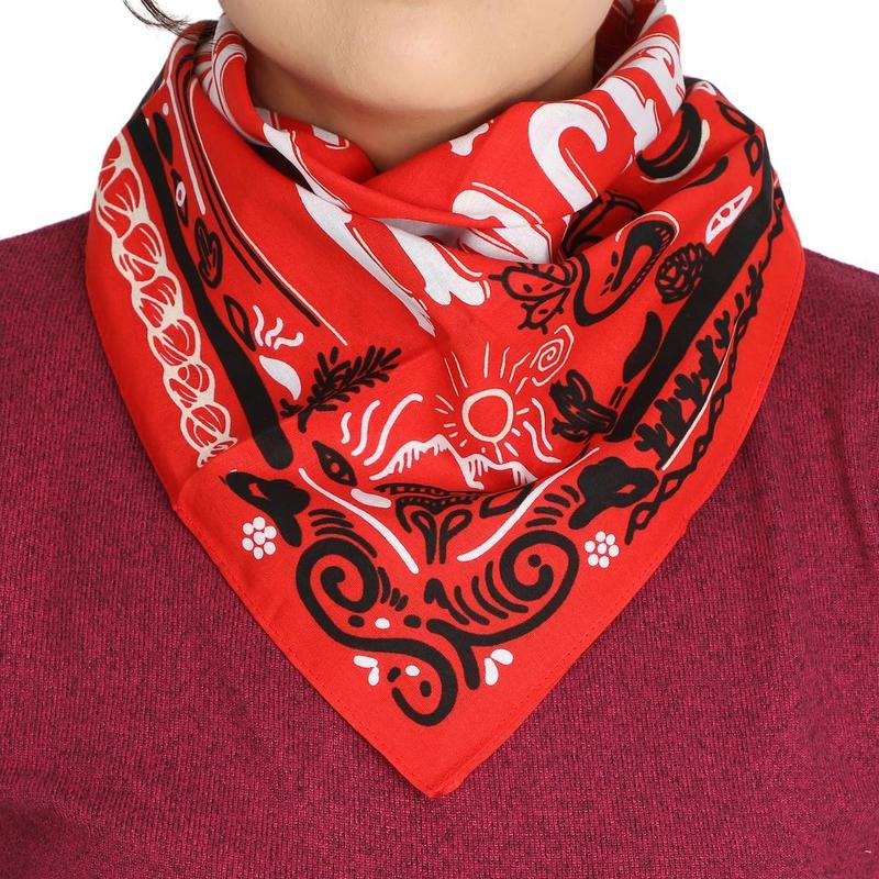 Western Theme Women's 6-Pack Bandana Set