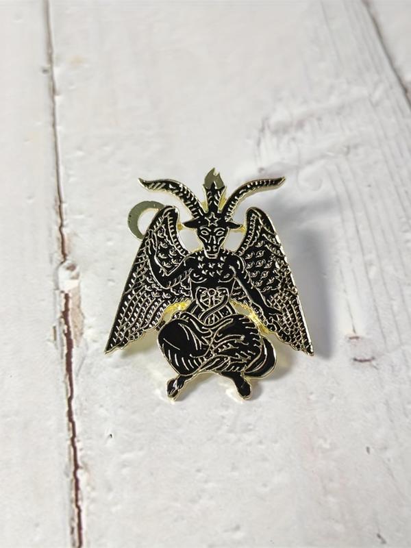 Creative Exaggerated Demon Design Brooch, Fashionable Badge for Backpack & Clothes Collar, Trendy All-match & Exquisite Brooch for Birthday Gift