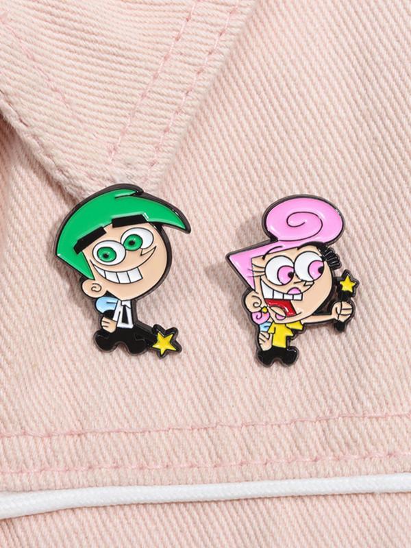 Cartoon Character Brooch, Cute Cartoon Brooch, Fashion Accessories for Men & Women, Enamel Pin Suitable for Backpacks, Jeans, Scarves, Hats Decoration