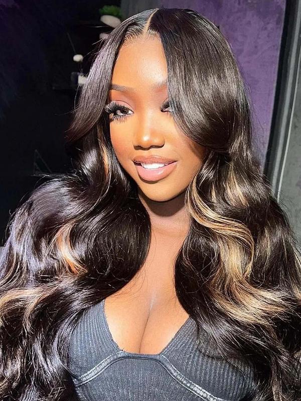 Women's 26inch Wavy Synthetic Lace Front Wigs for Daily, Cosplay, Costume Party, Striking Fluffy Glueless Wigs without Bangs for Party Hairstyle Decoration, Fall Outfits, Fall Freshness,  Cheap and Affordable Wigs