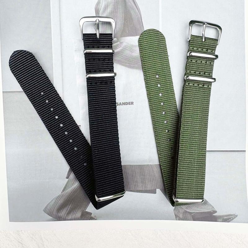 Nylon Watchband Replacement Quick Release Heavy Buckle Watchstraps for Men Women