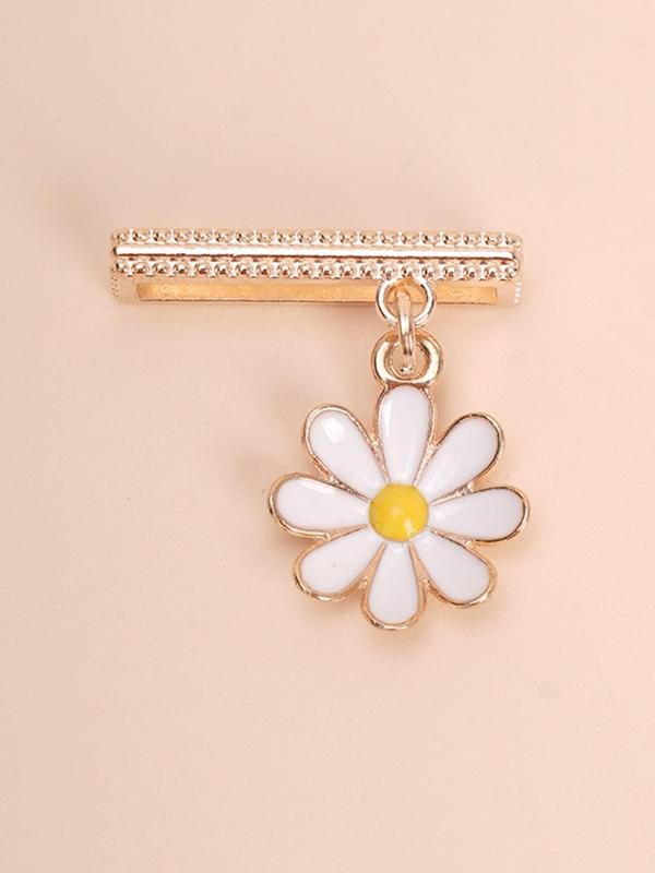 Cute Daisy Flower Design Watch Band Decoration Charm, Fashionable Watch Band Decoration, Trendy All-match & Exquisite Watch Accessories for Birthday Gift