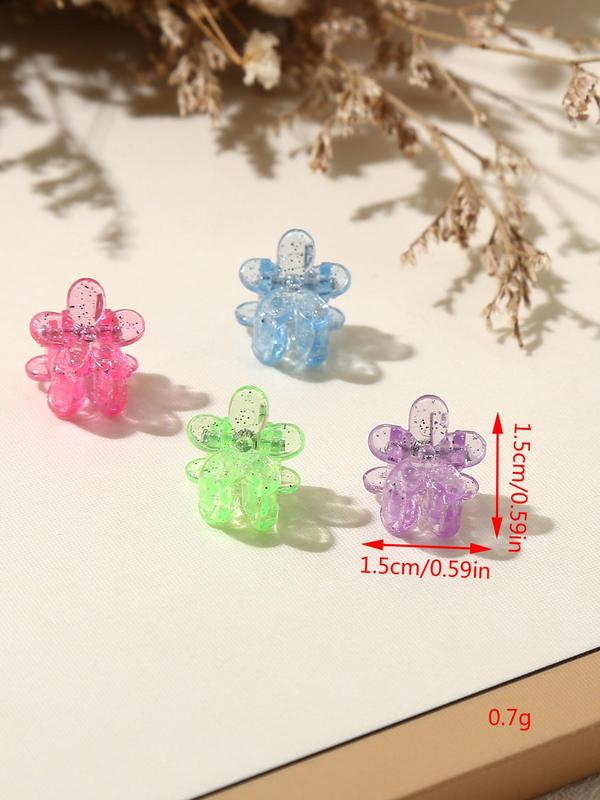 Cute Butterfly & Flower Shaped Mini Hair Claws, Claw Clips for Kawaii Hairstyles Ideas, Colorful Elegant Hair Claws, Fashion All-match Hair Accessories for Women & Girls Fall