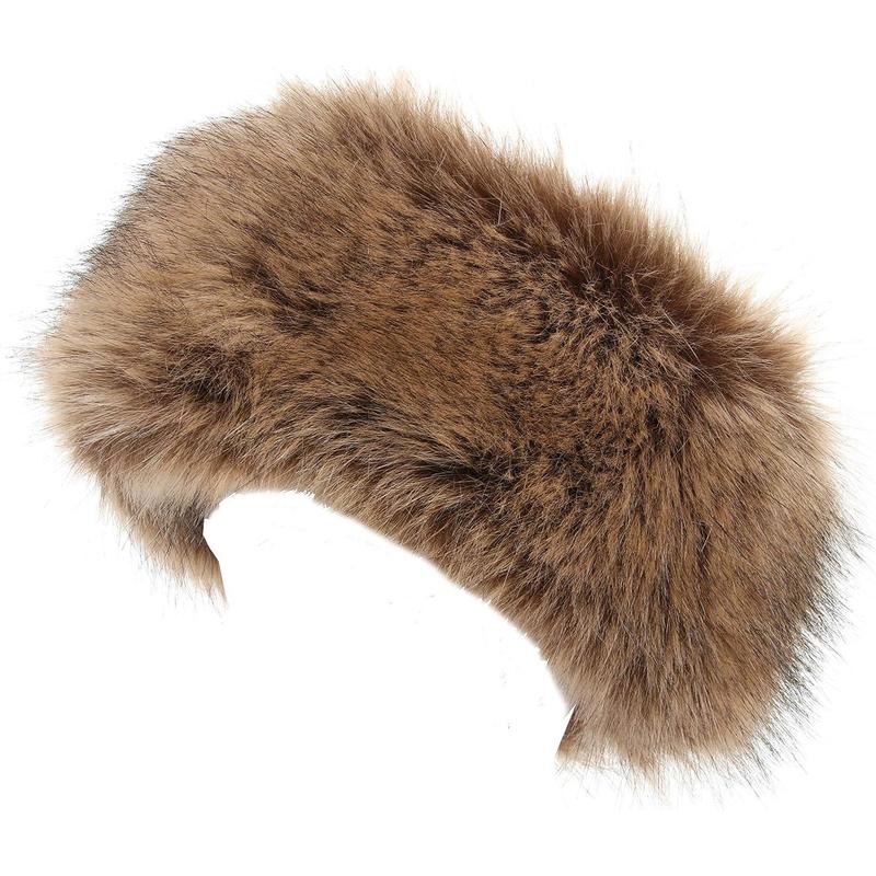 Faux Fur Headband Stretch Women's Winter Earwarmer Earmuff