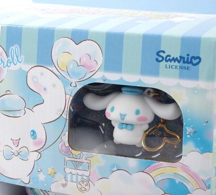 Sanrio Cinnamoroll Random KeyRing, Bag Charm,Key Holder Acc, Birthday Gift, Kawaii, Anime Goods, Mistery Eggs cute keychain