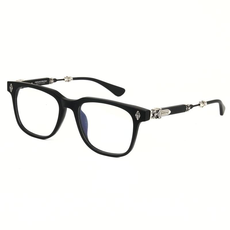 CHROME HEART GLASS FRAME HOT TREND 2024, Chrome hearts eyeglass frames for men and women - standard square eyes, European fashionable design